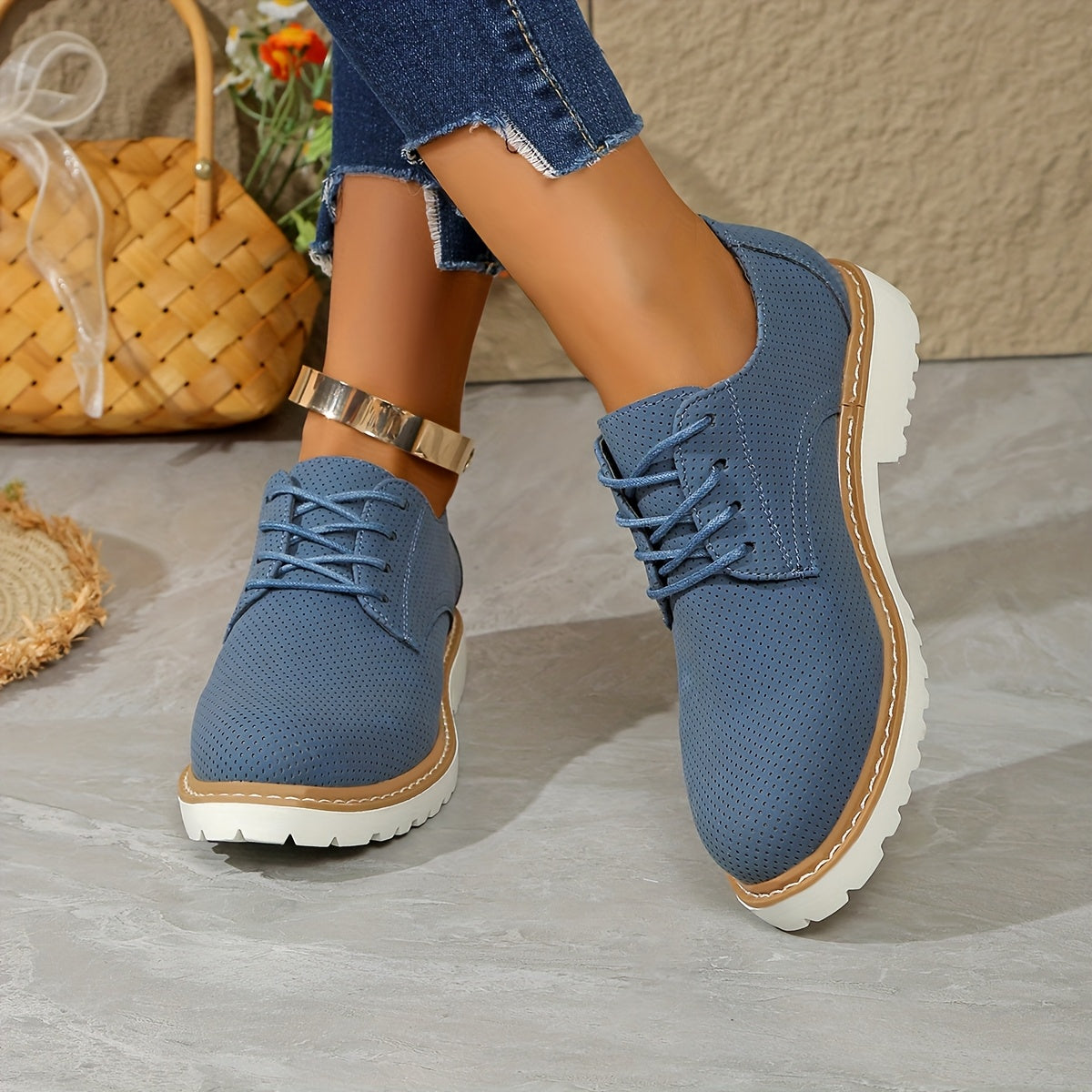 Monique – Oxfords Confort Aérés