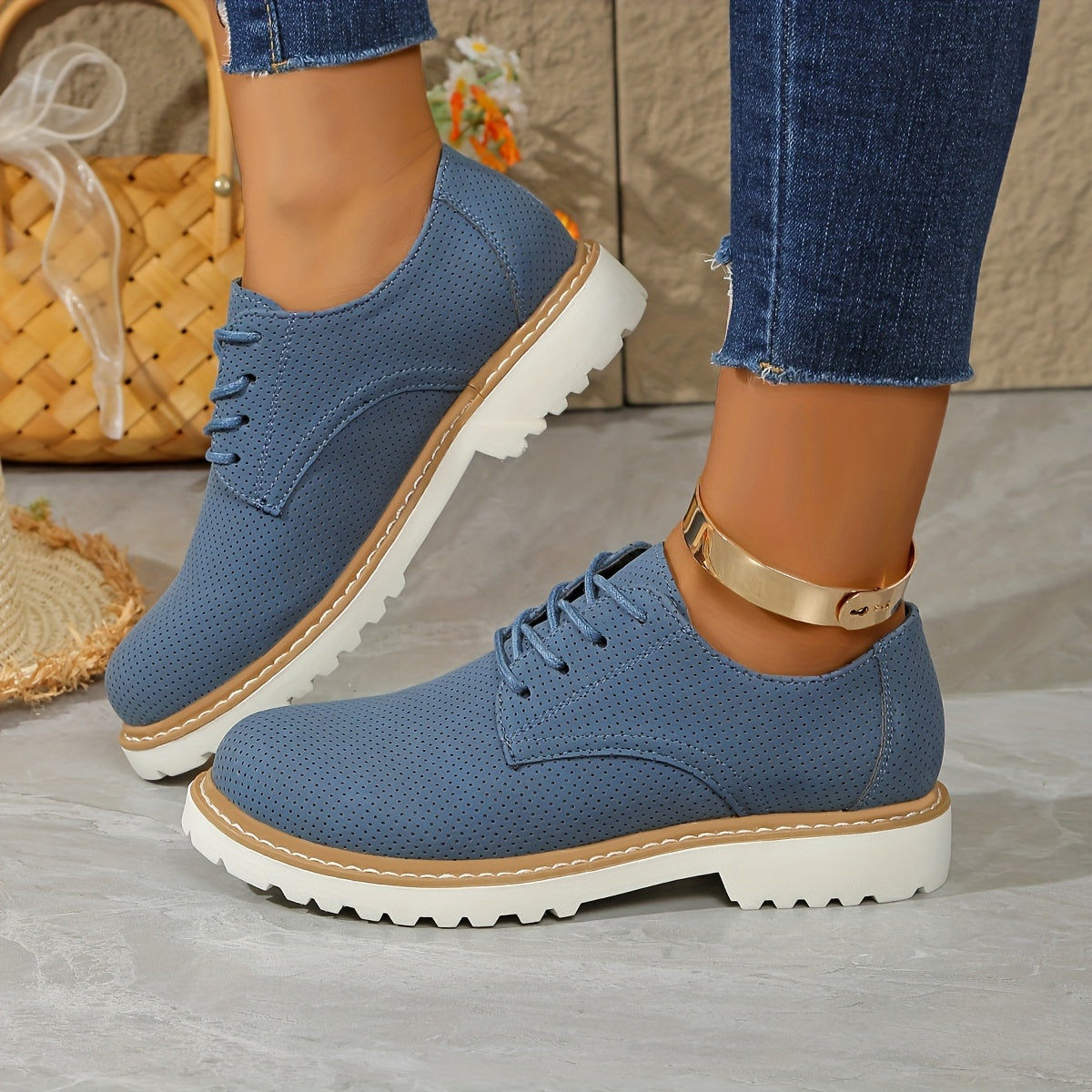 Monique – Oxfords Confort Aérés